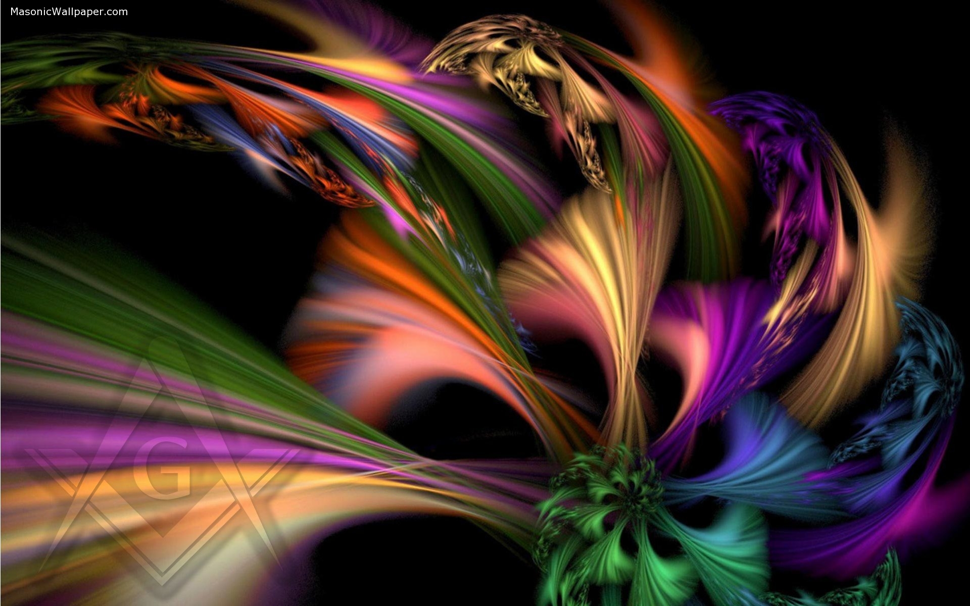 Masonic Wallpaper - Dark Color Mix Background - HD Wallpaper 