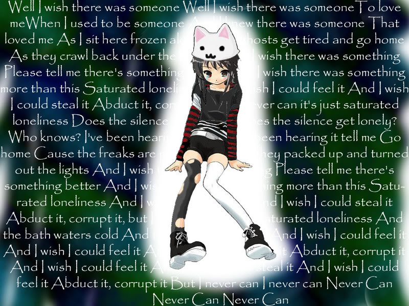 Anime Emo Shopped Desktop Background 164712 Wallpaper - Anime Emo - HD Wallpaper 