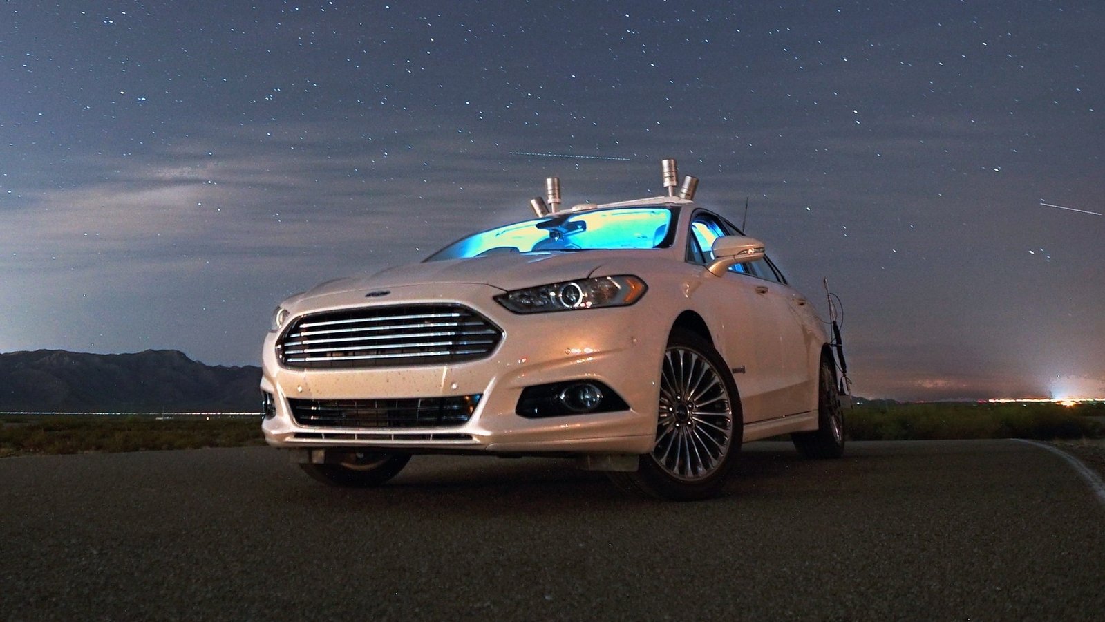 New Self Driving Ford Car - HD Wallpaper 