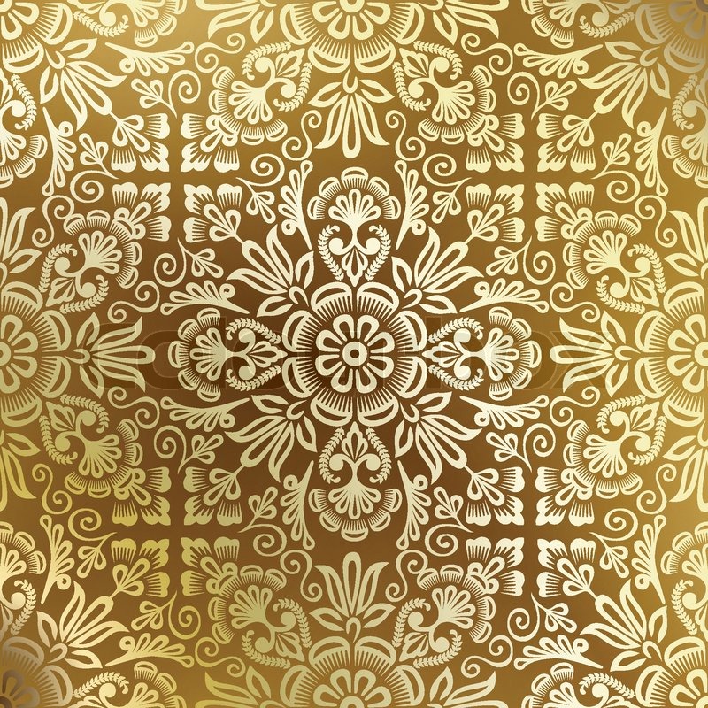 Pattern Elegant Gold Background - HD Wallpaper 