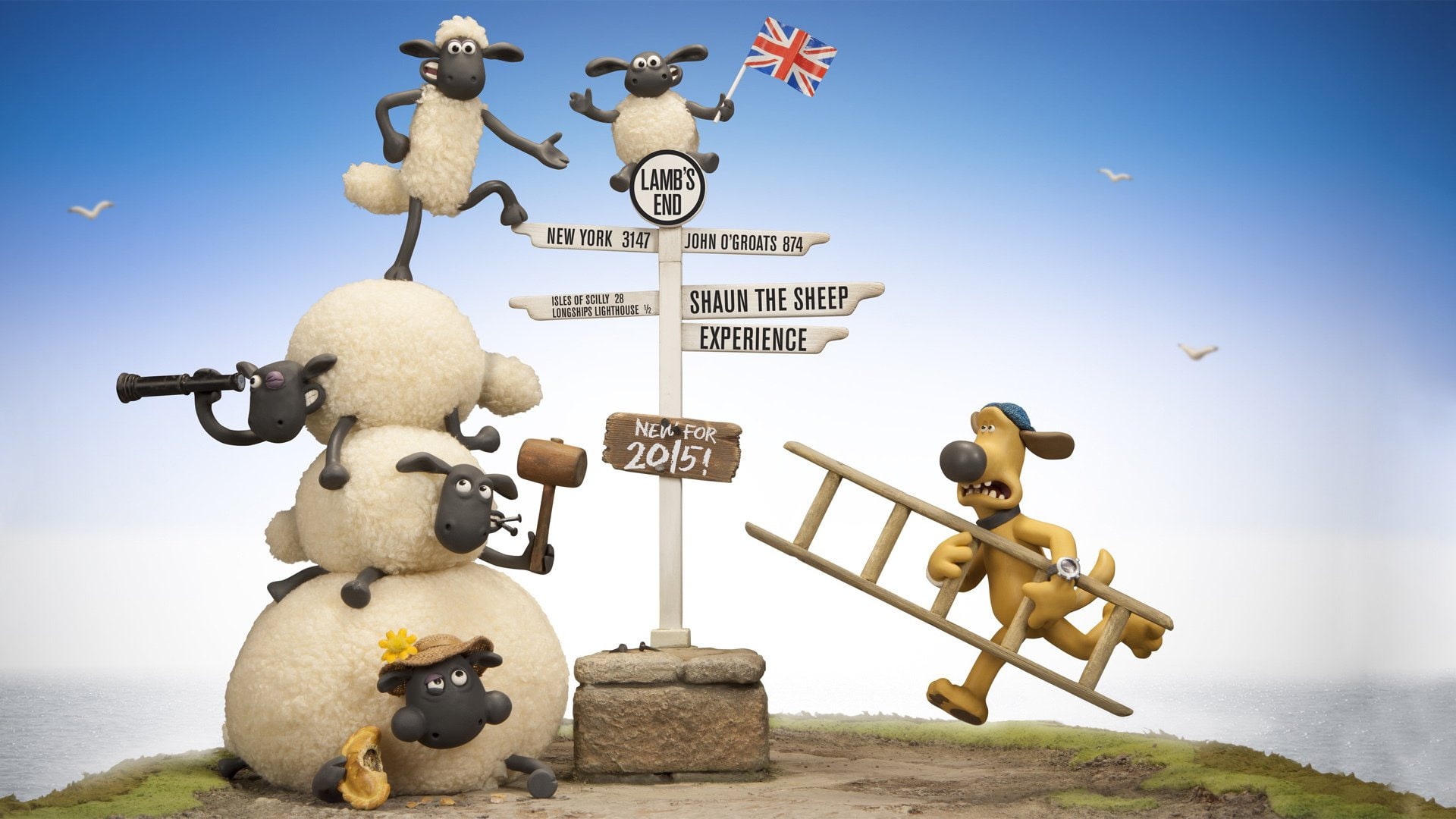 Shaun The Sheep Backgrounds - HD Wallpaper 