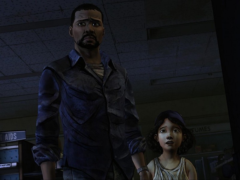 The Walking Dead - Walking Dead Clementine And Li - HD Wallpaper 