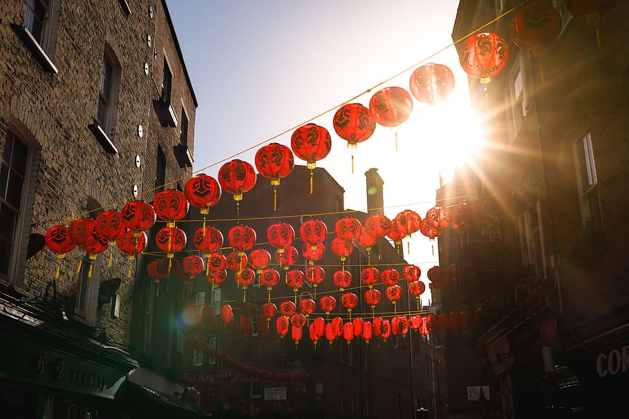 London, United Kingdom, Chinatown, Chinese New Year, - Light - HD Wallpaper 