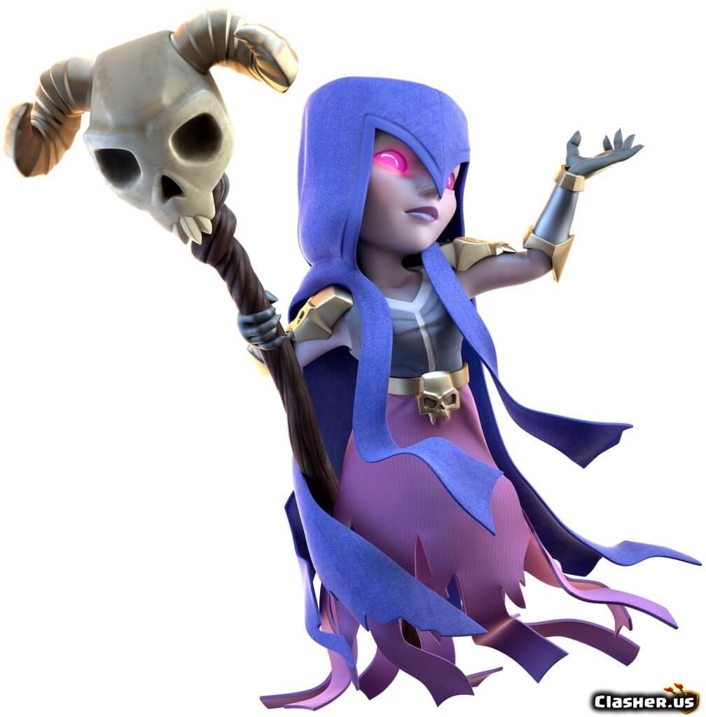 Witch Troop V1 [10-2019] - Clash Royale Witch Png - HD Wallpaper 