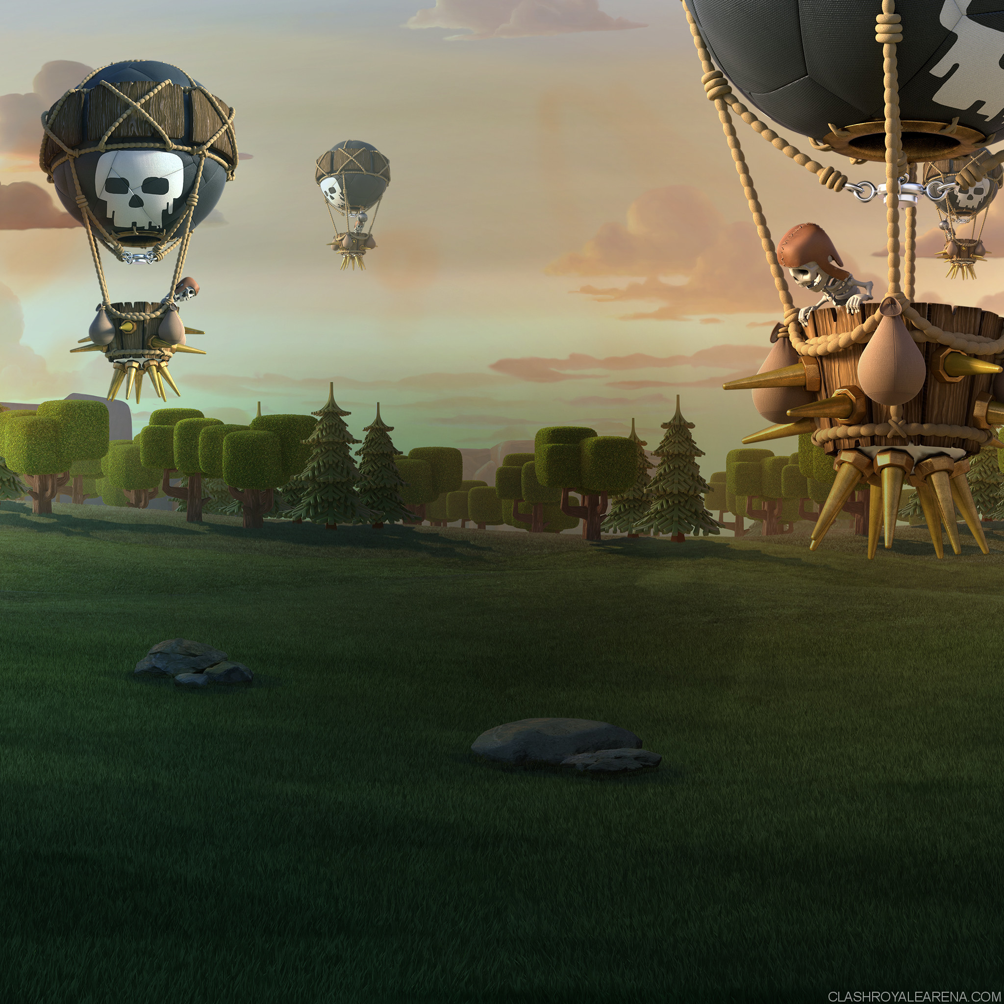 Background Of Clash Of Clans - HD Wallpaper 