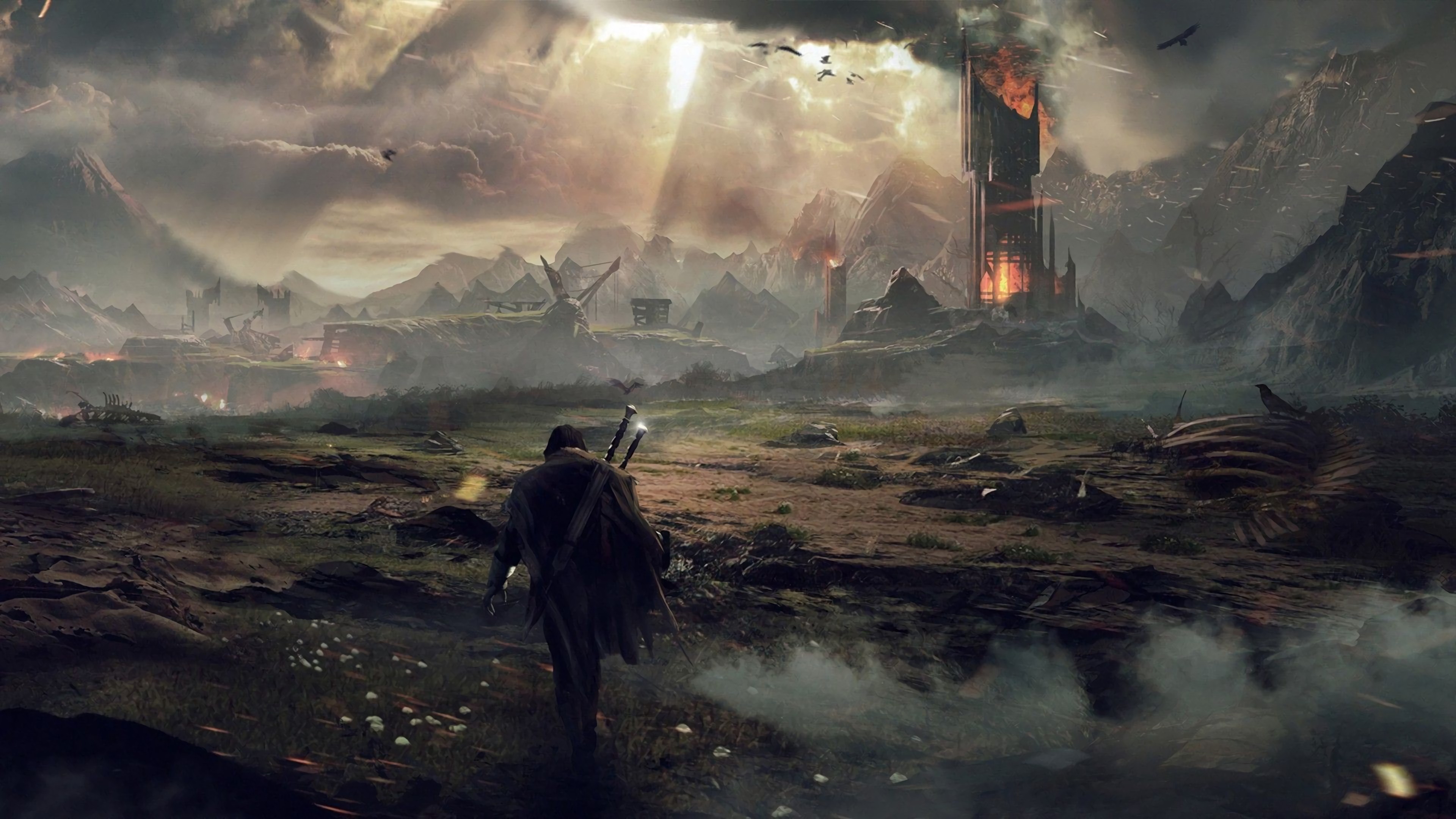Shadow Of Mordor Landscape - HD Wallpaper 