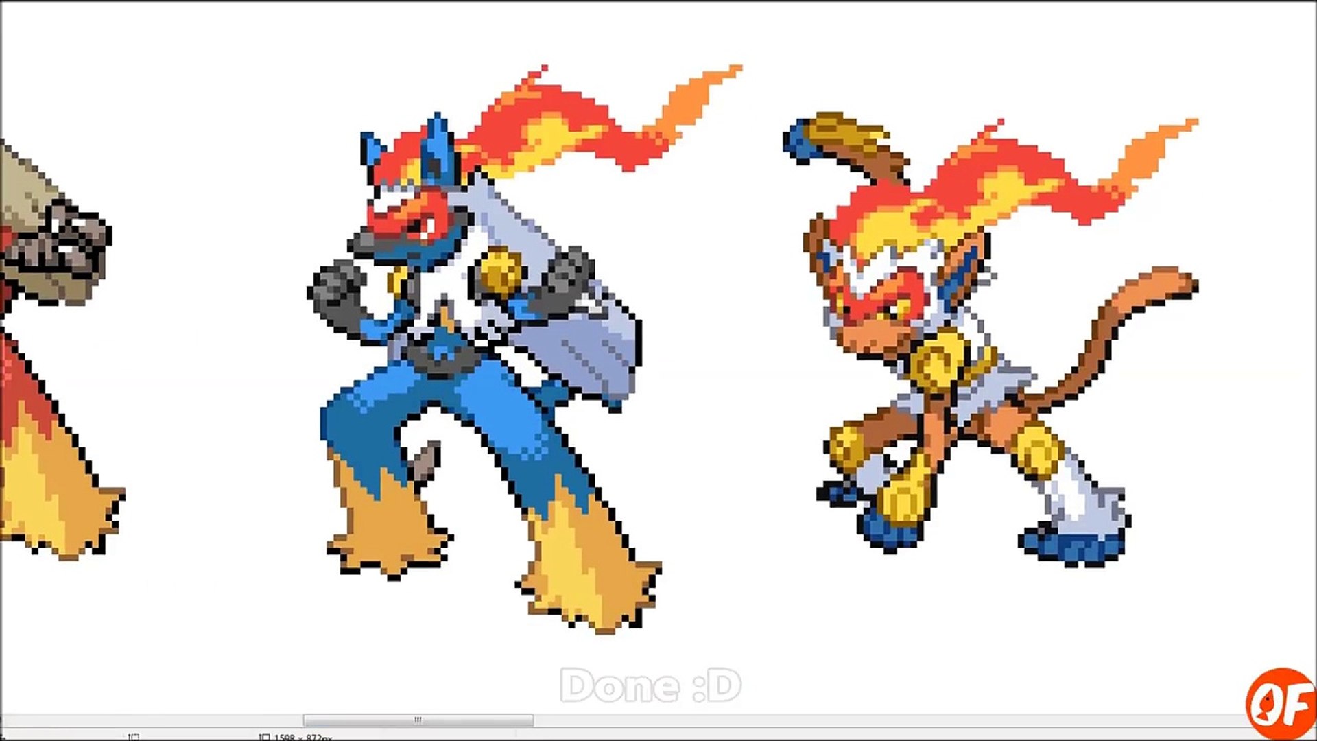 Pokemon Infernape Sprite - HD Wallpaper 