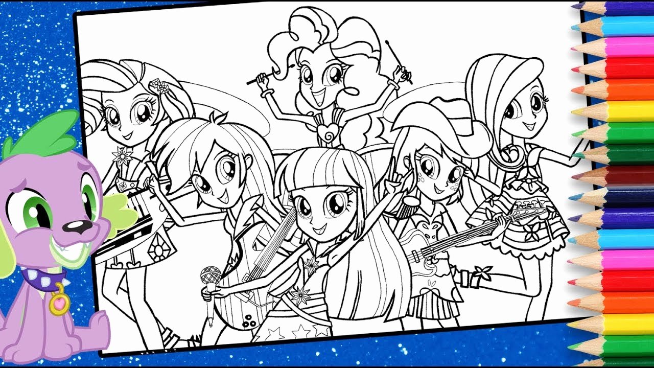 Watch V Qzua42p4skk - My Little Pony Colouring Book - HD Wallpaper 