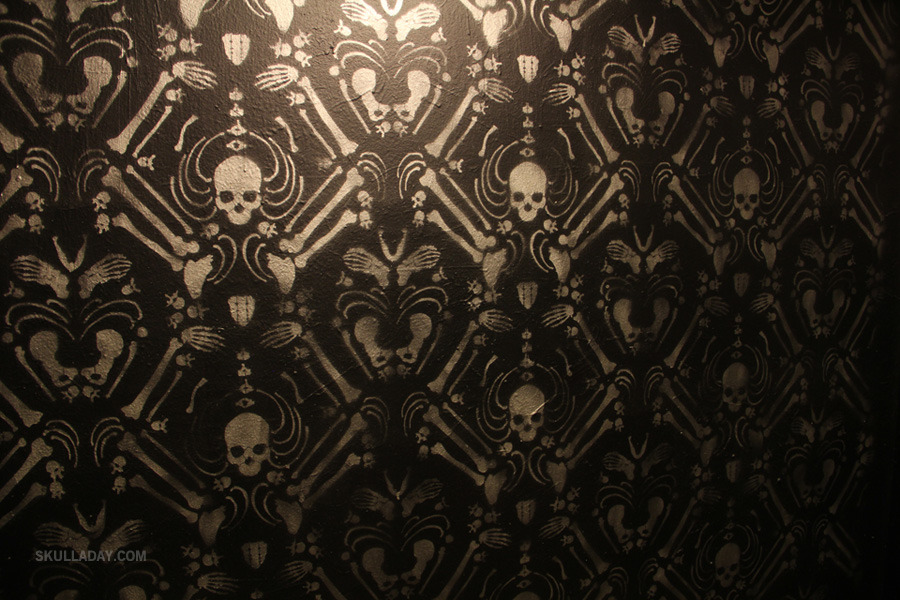 Skull Damask Stencil Pattern - 900x600 Wallpaper - teahub.io
