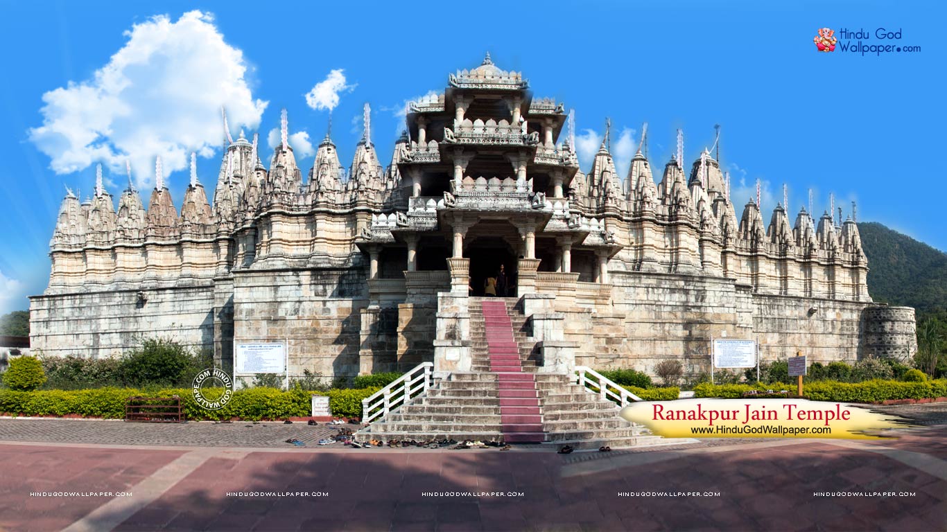 Sf 1366x768, Shaolin Temple - Ranakpur Temple - HD Wallpaper 