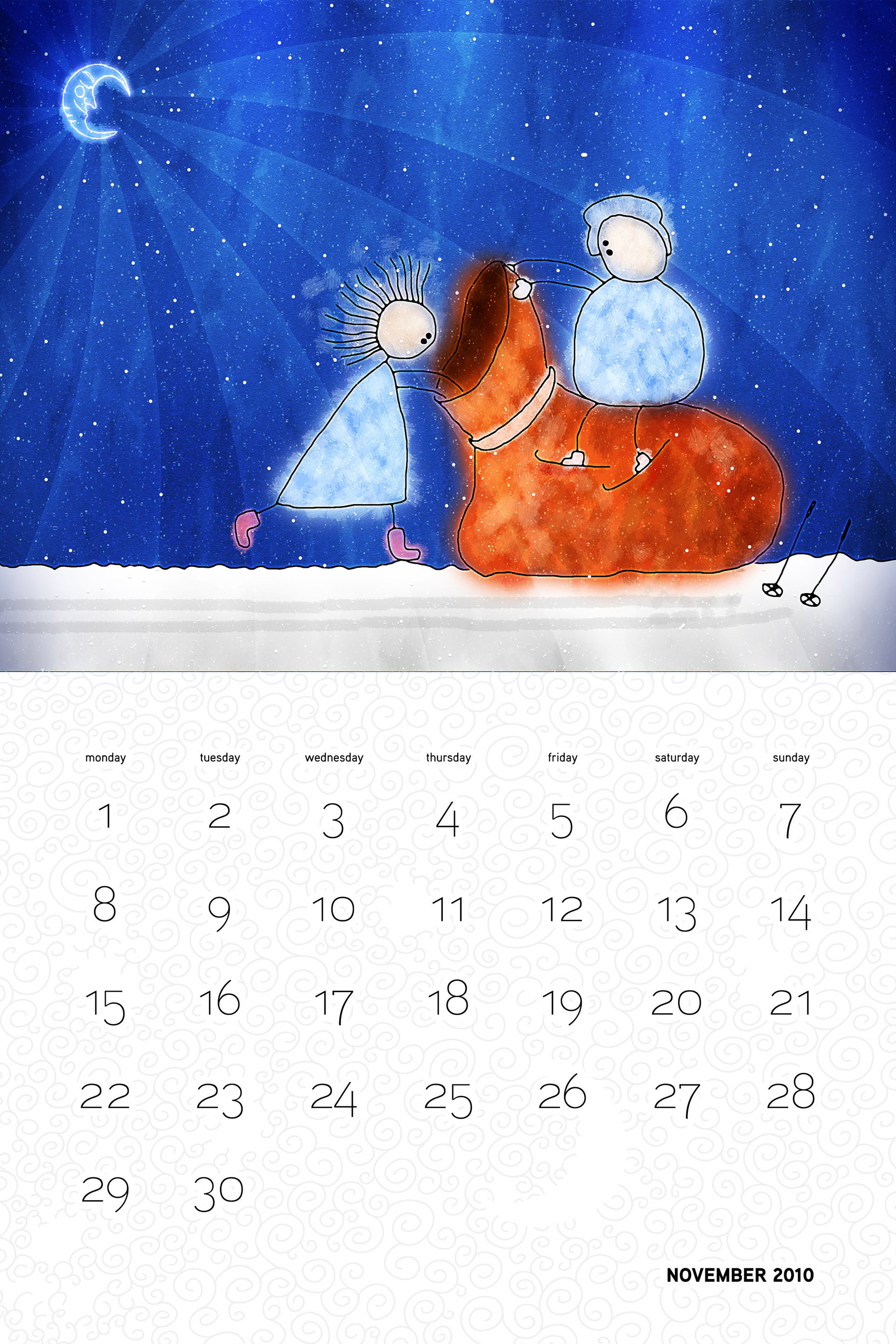 Vlad Christmas Calendar Wallpaper - HD Wallpaper 