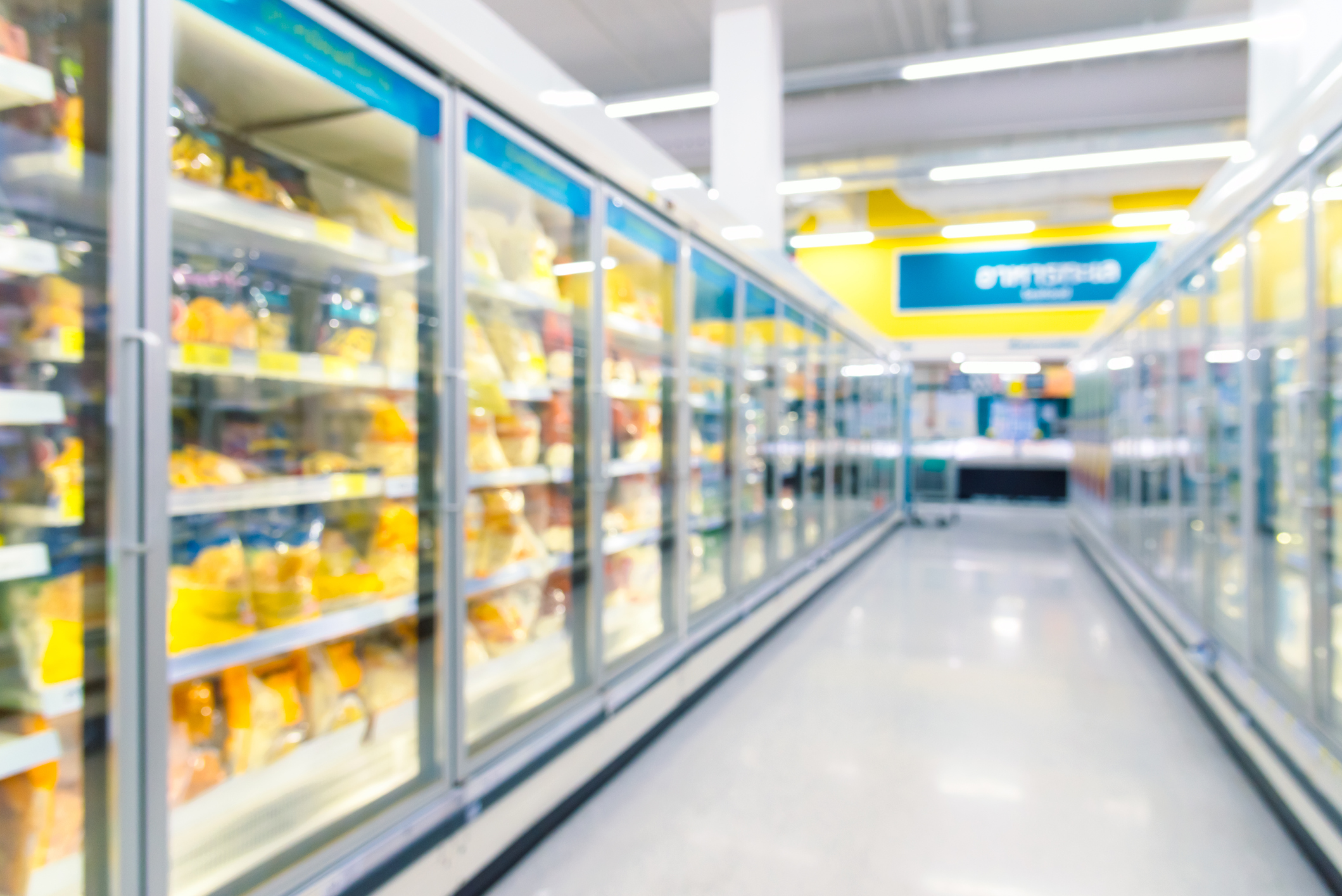 Grocery Store Freezer Aisle - Congelados Supermercado - HD Wallpaper 