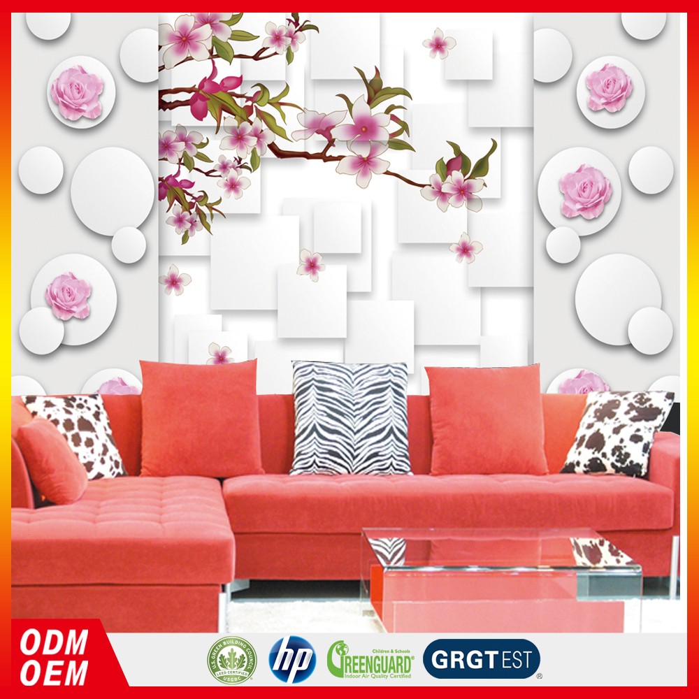 Full Size Wallpaper Flowers 3d Wallpaper With Flower - Tableau Salon De Coiffure Femme - HD Wallpaper 