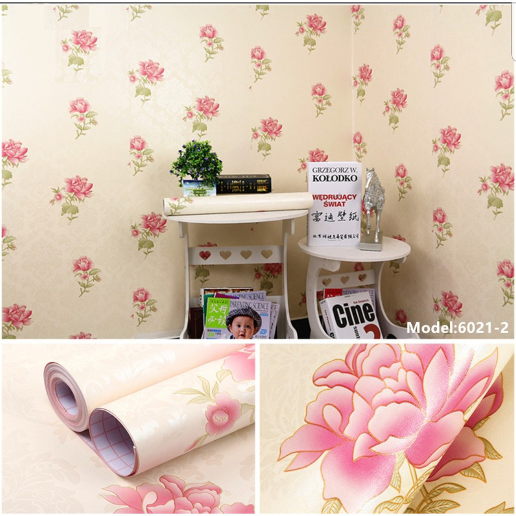 Motif Wallpaper Dinding Mawar - HD Wallpaper 