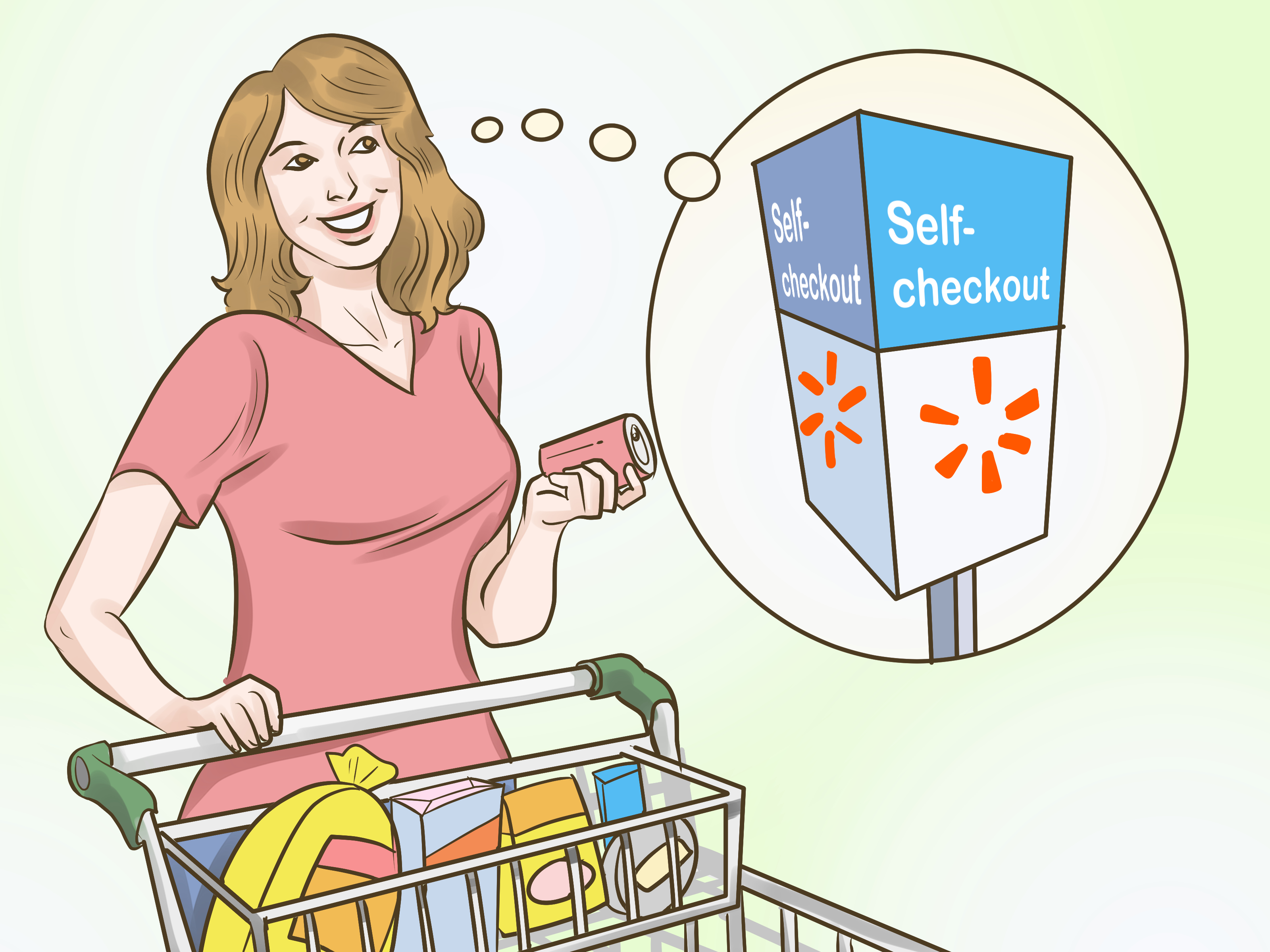 Image Titled Save Time Grocery Shopping Step - Diagram - HD Wallpaper 