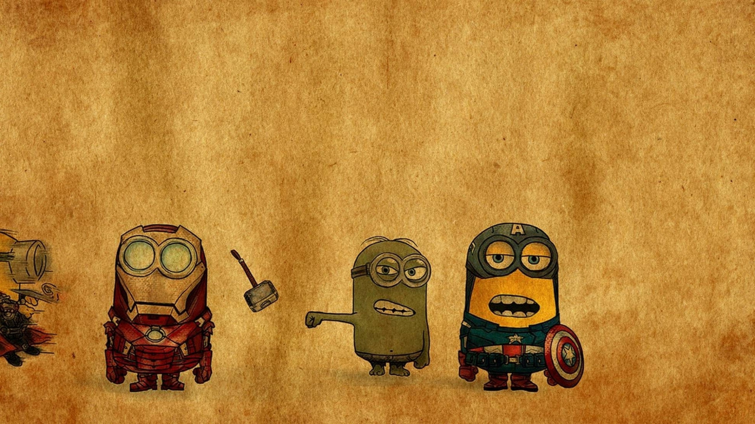 Minions Avengers Wallpaper Hd - HD Wallpaper 