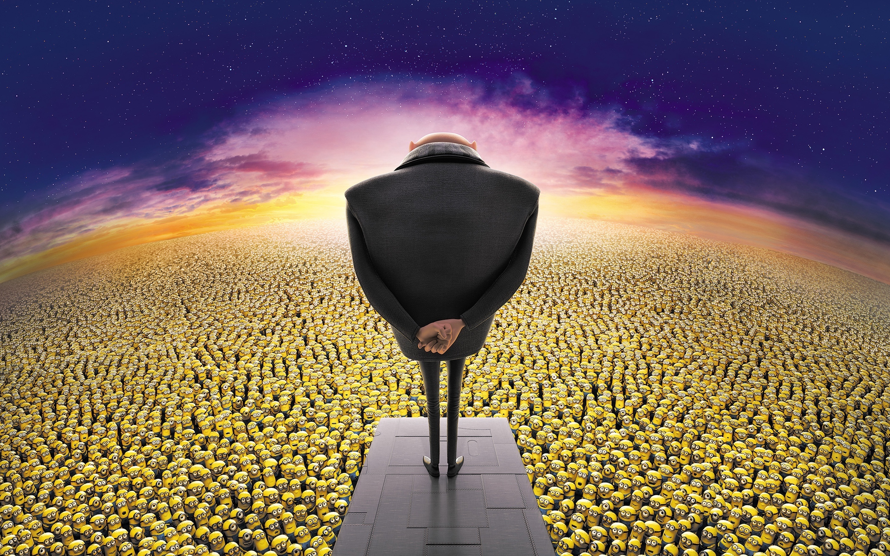 Cartoon, Despicable Me 2, Mignon, Minions, 3d, 3d, - Despicable Me Gru Background - HD Wallpaper 