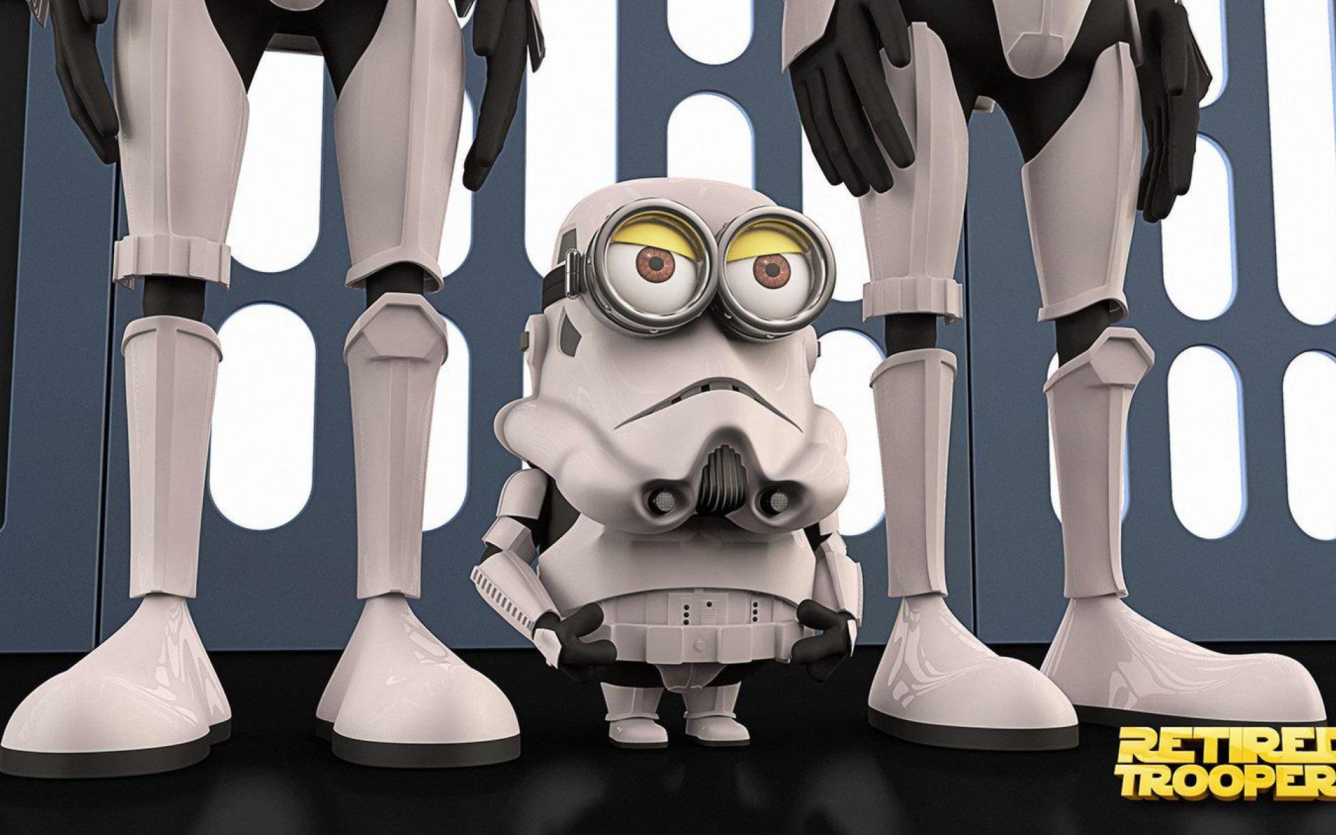 New Minions Hd Wallpapers - Despicable Me Minions Star Wars - HD Wallpaper 