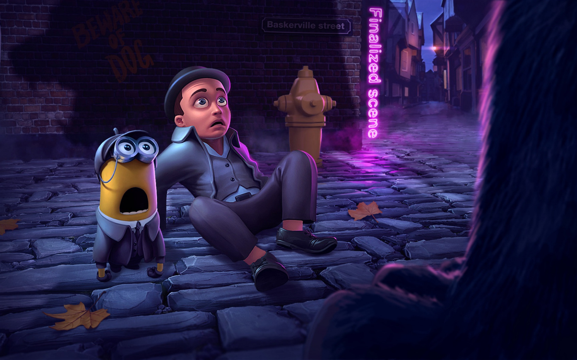 Sherlock Holmes Minion, Creative, 3d-animation, Despicable - Обои Шерлок Холмс Ввс - HD Wallpaper 