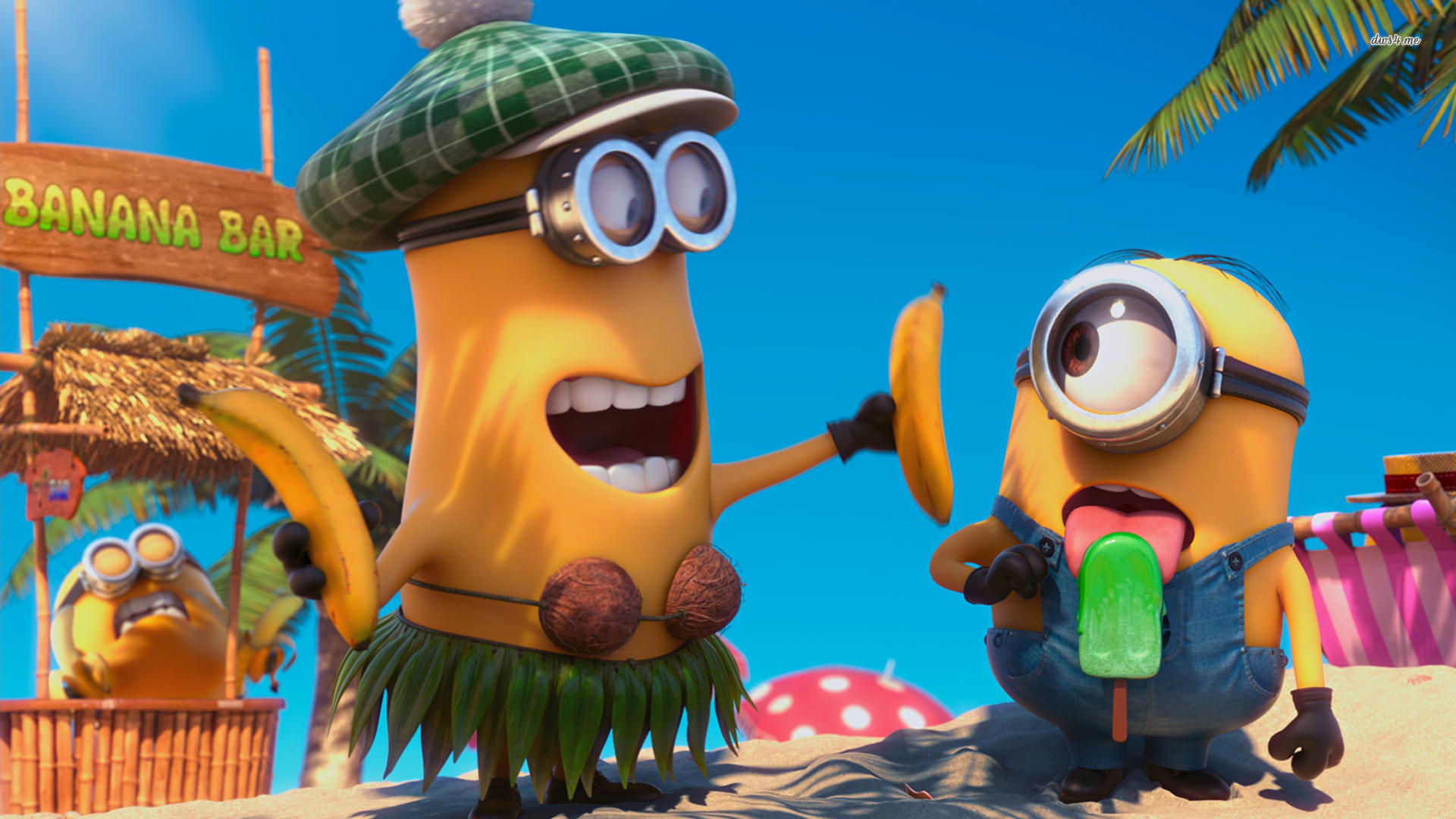 Minions Coconut Bra - HD Wallpaper 