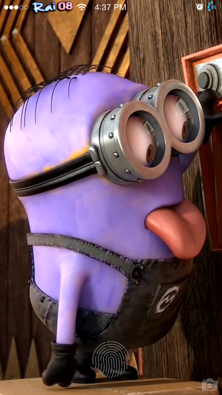 Purple Minion Wallpaper Iphone - HD Wallpaper 