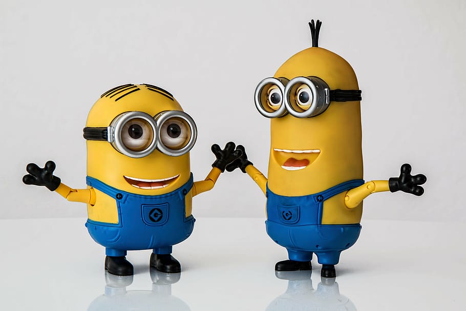 Bob And Kevin From Minions Movie Action Figures, Dancing - All Cartoon Characters Name - HD Wallpaper 