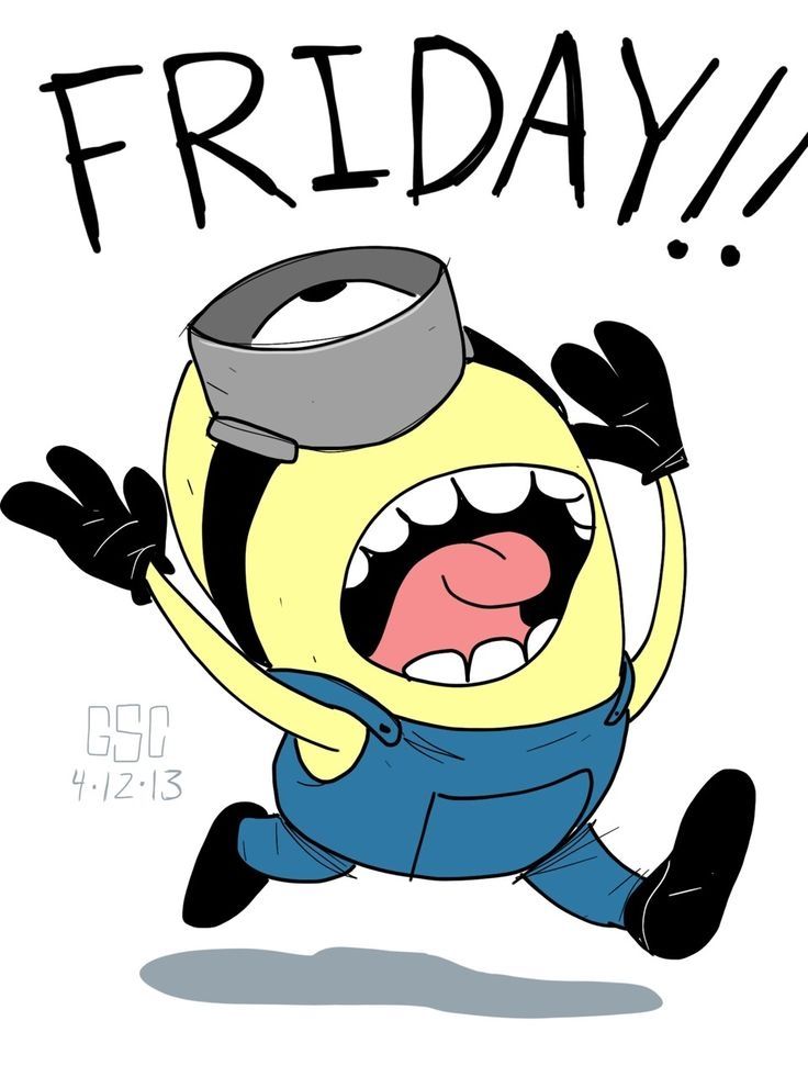 Friday Minion - Tgif Clipart - HD Wallpaper 