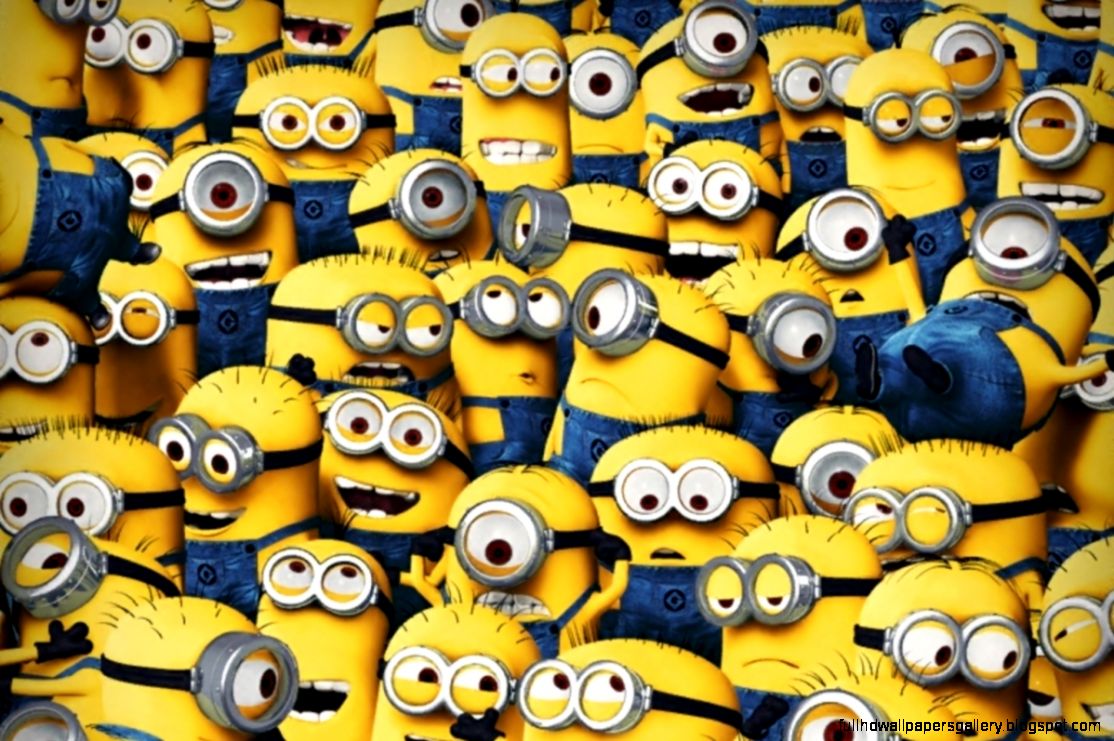 Background Minion Funny Minion Wallpapers Hd Hd Desktop - Loads Of Minions - HD Wallpaper 