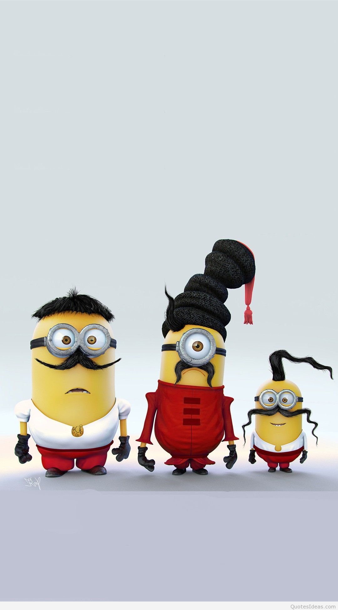 Minions With Mustache Family Iphone 6 Plus Wallpaper - Minions Iphone 6 Hd - HD Wallpaper 