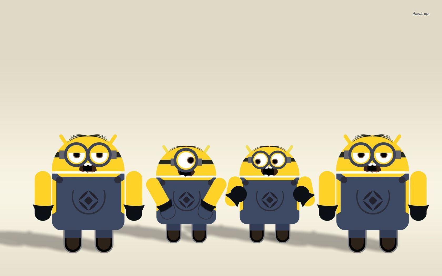 Android Minions - HD Wallpaper 