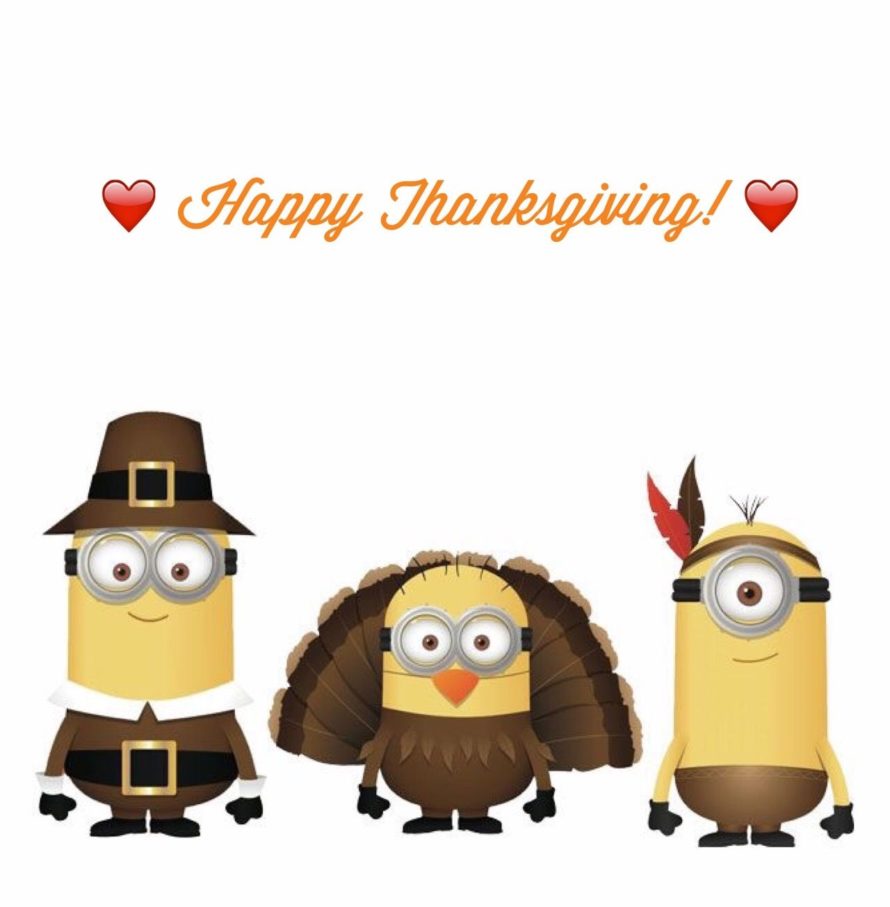 Thanksgiving Minion Wallpaper - Happy Thanksgiving 2019 Gif - HD Wallpaper 