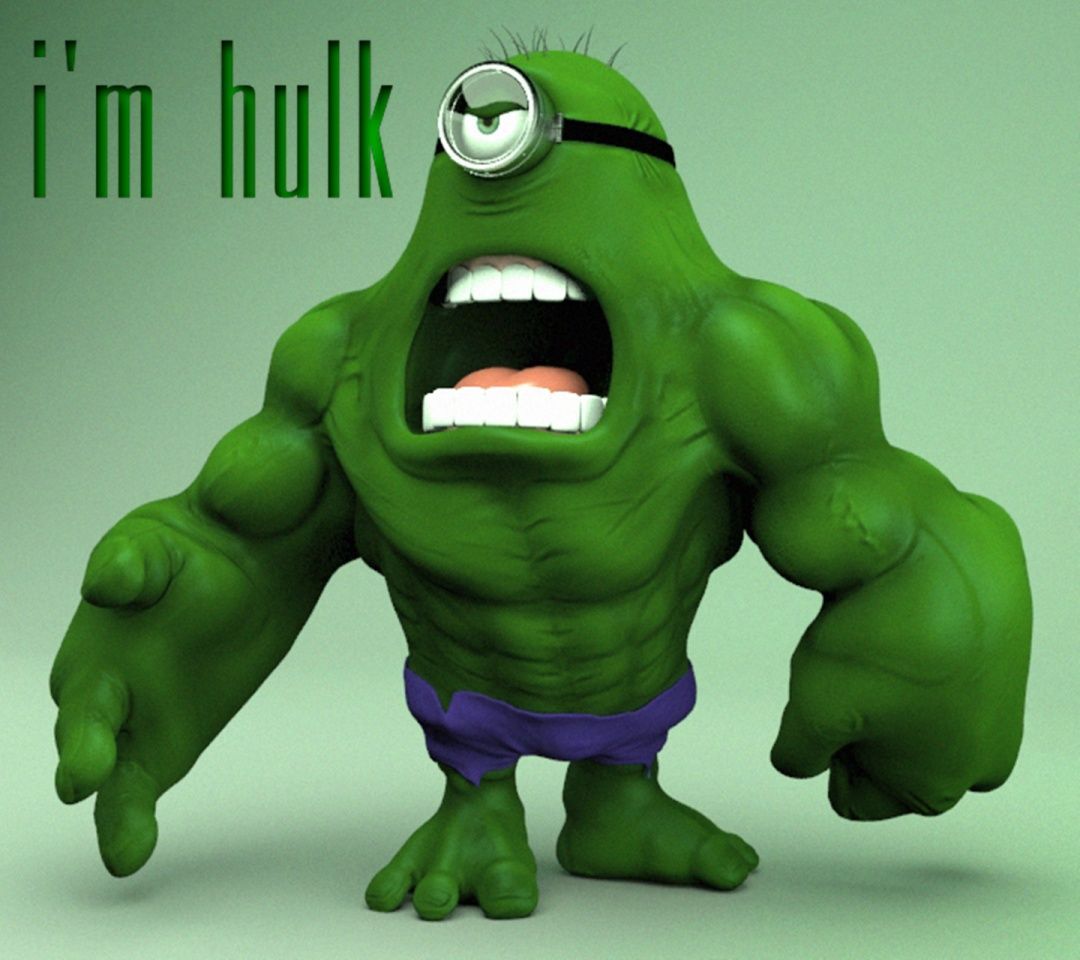 Hulk Minion - HD Wallpaper 