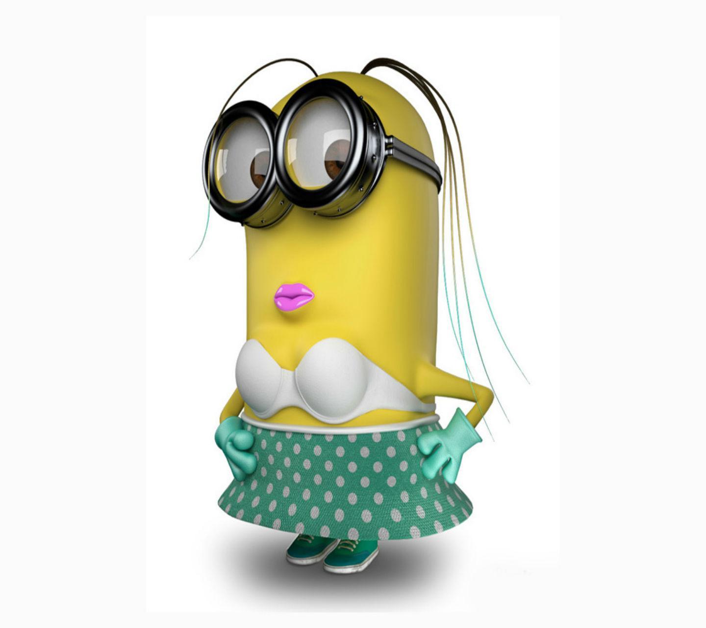 Girl Minions Characters - HD Wallpaper 