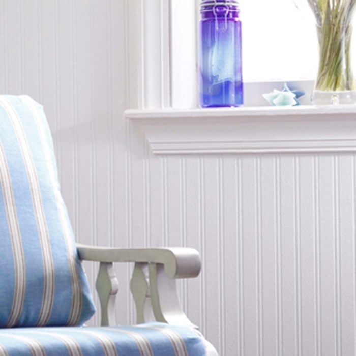 Beadboard White Wallpaper Graham Brown - HD Wallpaper 