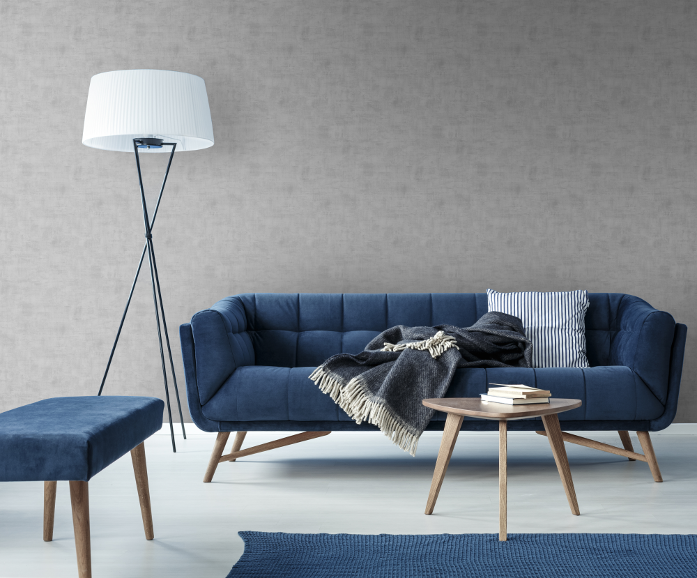 Superfresco Colours Suede Texture - Living Room Gray - HD Wallpaper 
