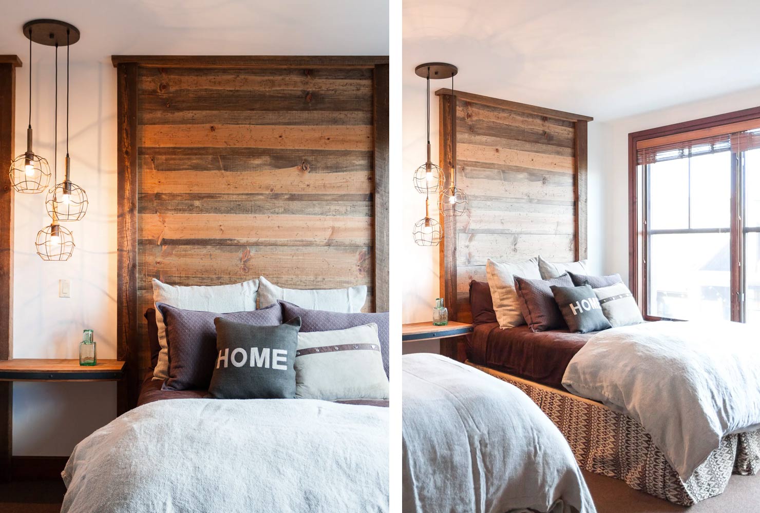 Small Modern Rustic Bedroom - HD Wallpaper 