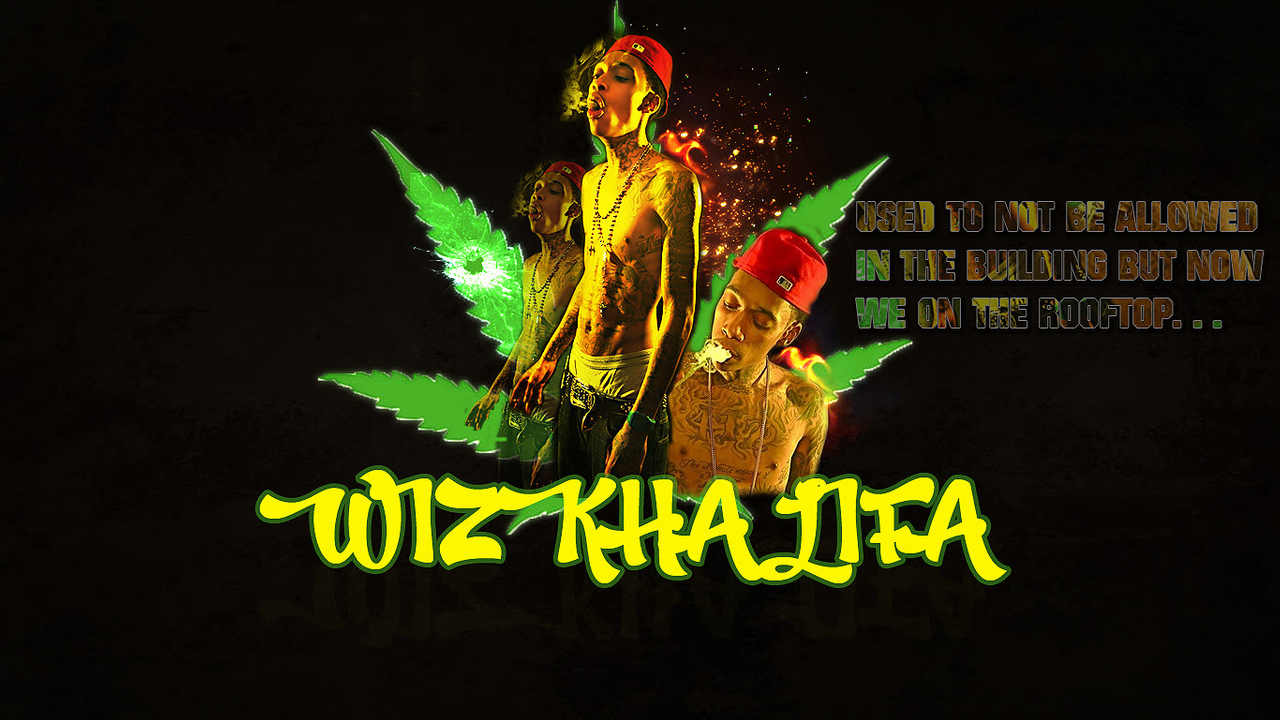 Wiz - Wiz Khalifa Smoking - HD Wallpaper 