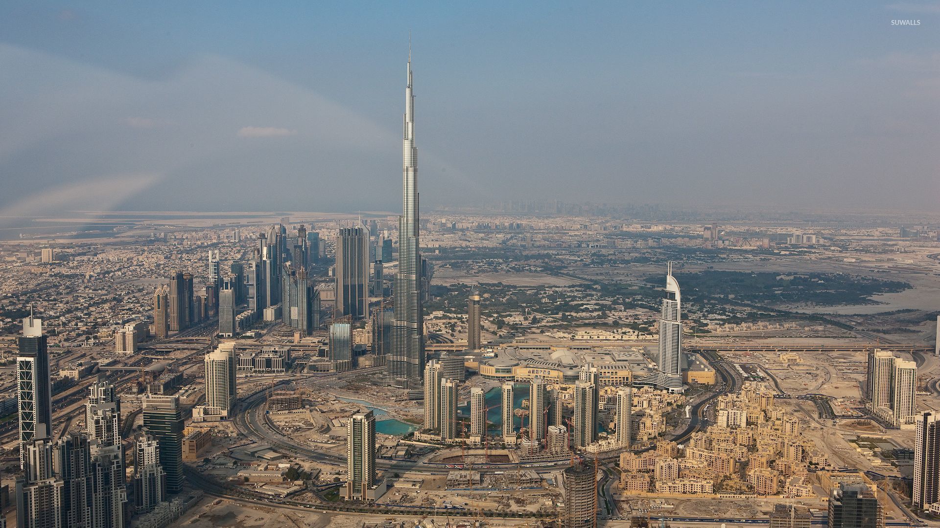 Dubai From The Sky - HD Wallpaper 