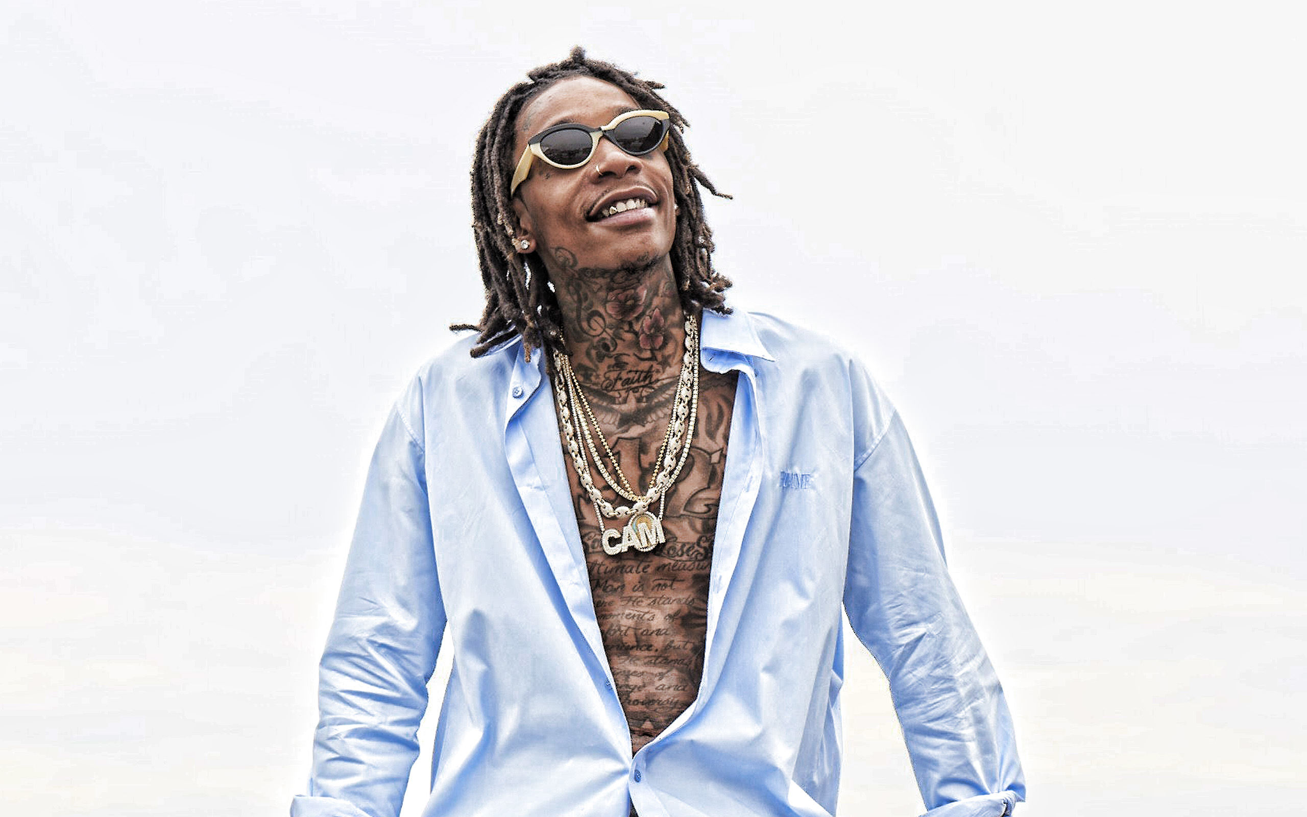 Rapper Wiz Khalifa Wiz Khalifa, American Rapper, Portrait, Photoshoot, - Sunburn 2019