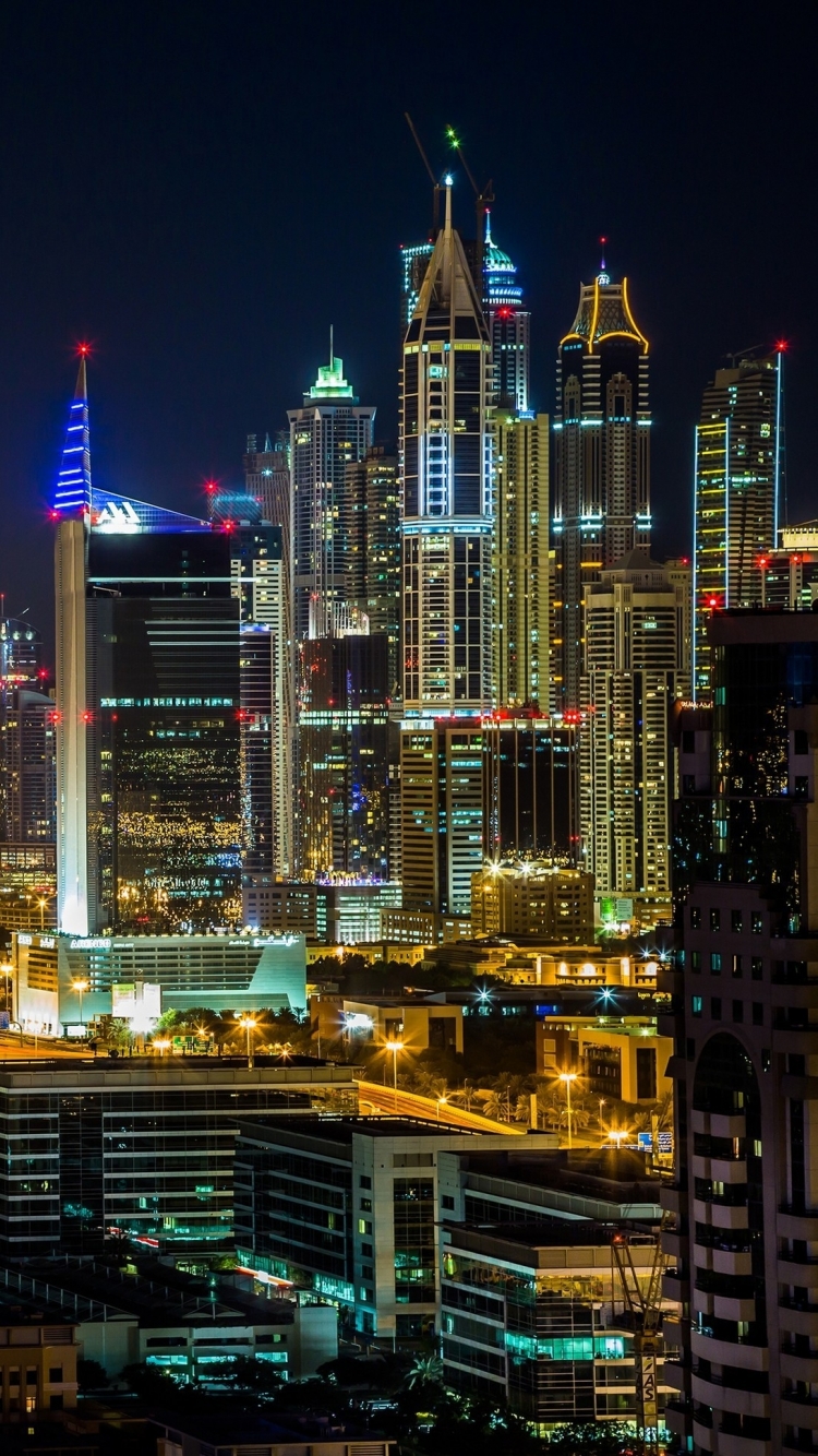 Hd Wallpaper Dubai City For Mobile - HD Wallpaper 