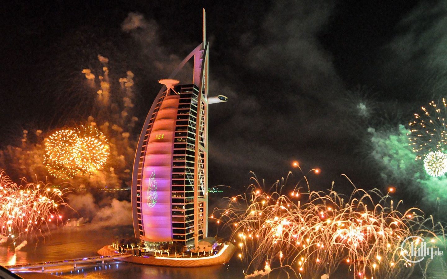 Happy New Year Dubai 2019 - HD Wallpaper 