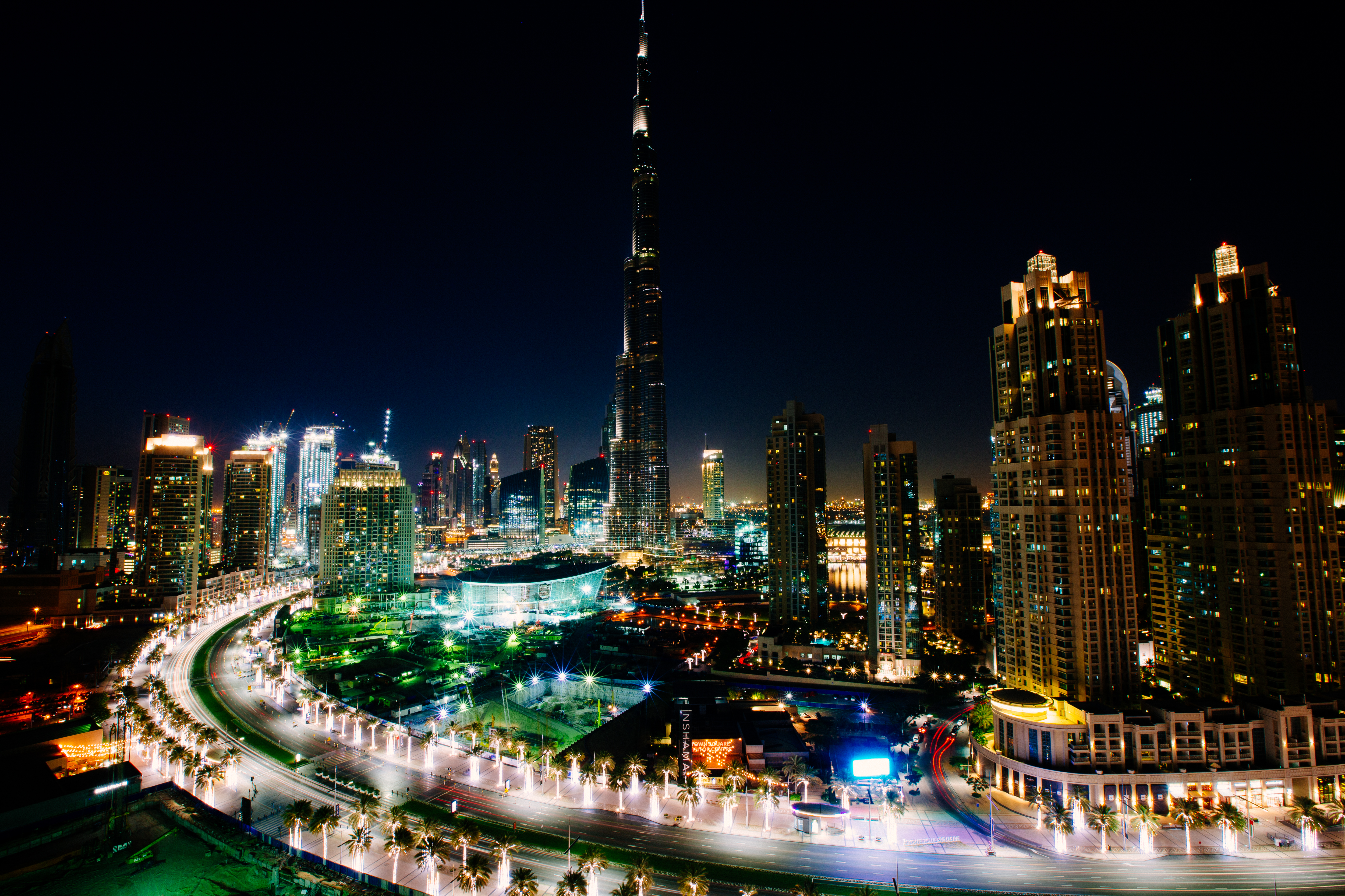 United Arab Emirates Night - HD Wallpaper 