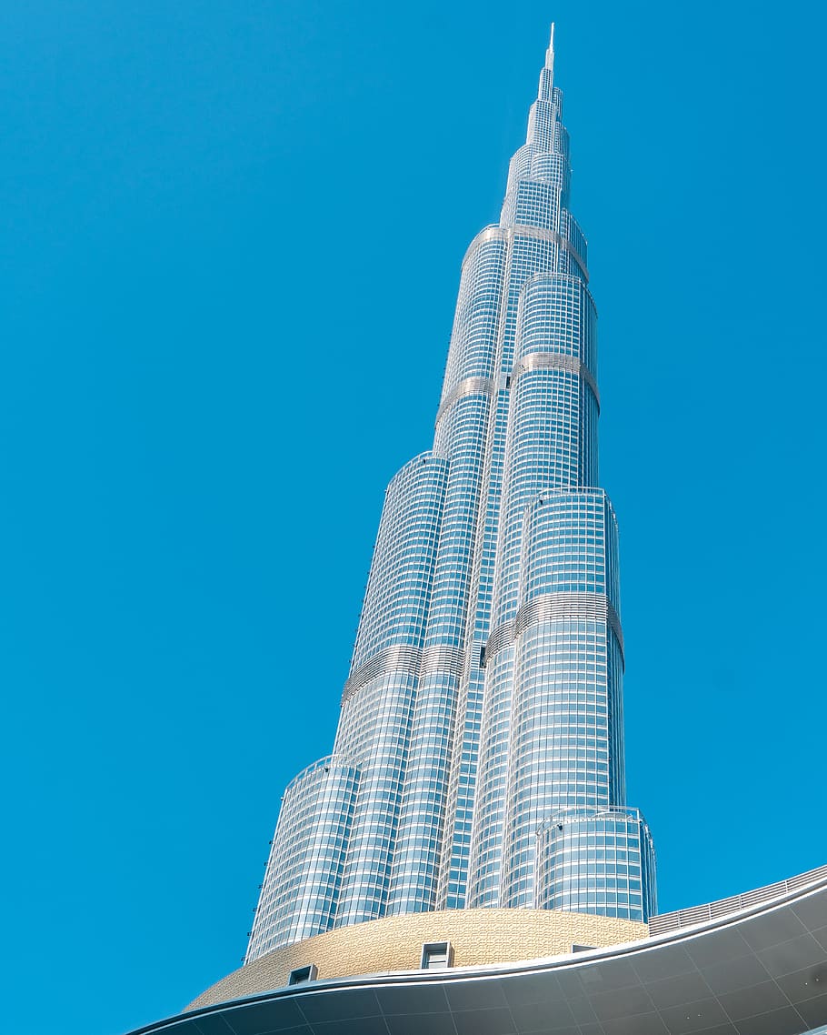 Burj Khalifa, Dubai, Architecture, Skyscraper, Building - Burj Khalifa Sheikh Mohammed Bin Rashid Boulevard Dubai - HD Wallpaper 