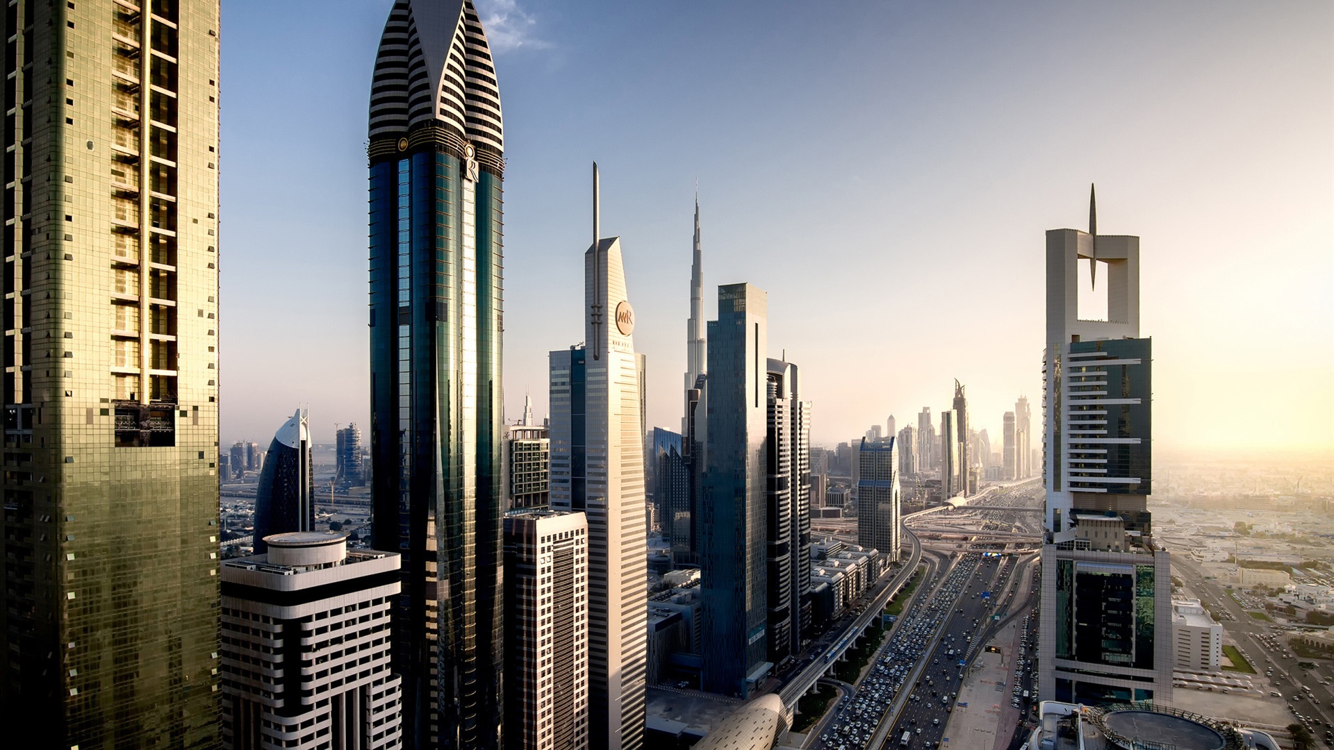 Dubai High Rise Buildings - HD Wallpaper 
