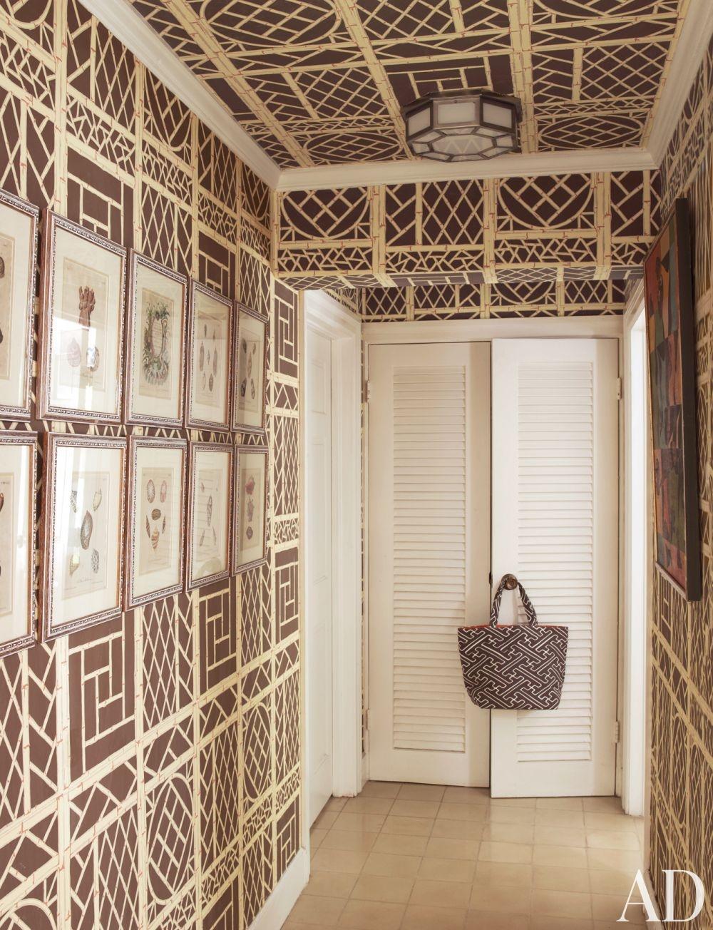 Wallpaper For Hallways And Stairs - Trompe L Oeil Wallpaper Trellis - HD Wallpaper 