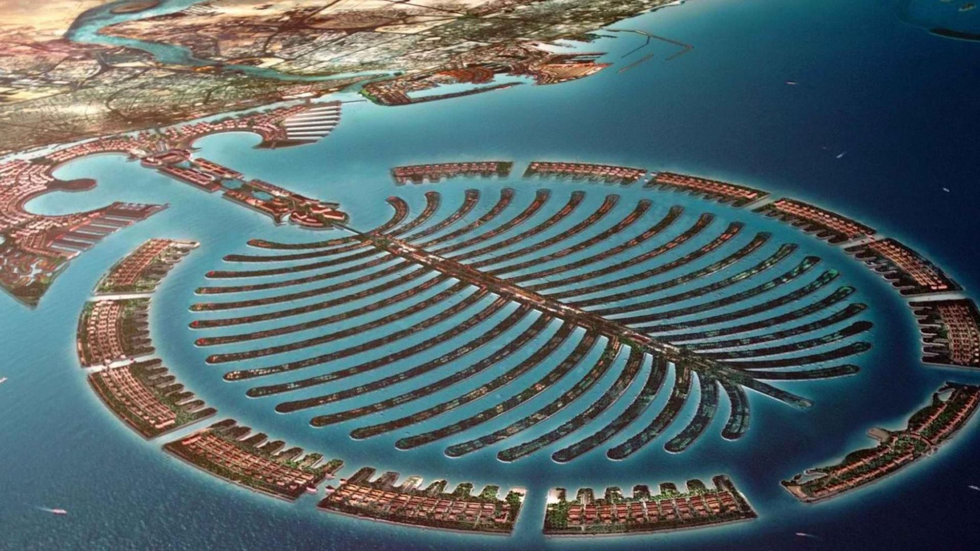 Dubai City Palm Island - HD Wallpaper 