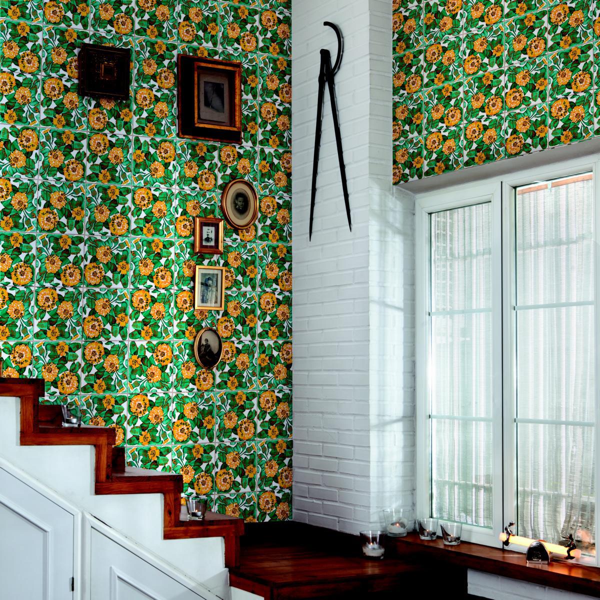 Gạch Ốp Tường Có Hoa - HD Wallpaper 