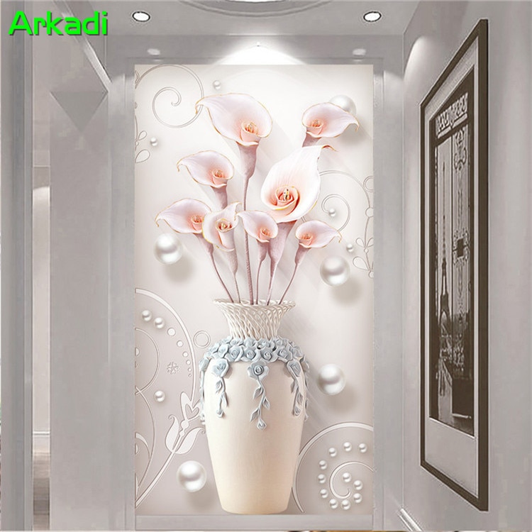 Giấy Dán Tường 3d Giả Ngọc - HD Wallpaper 