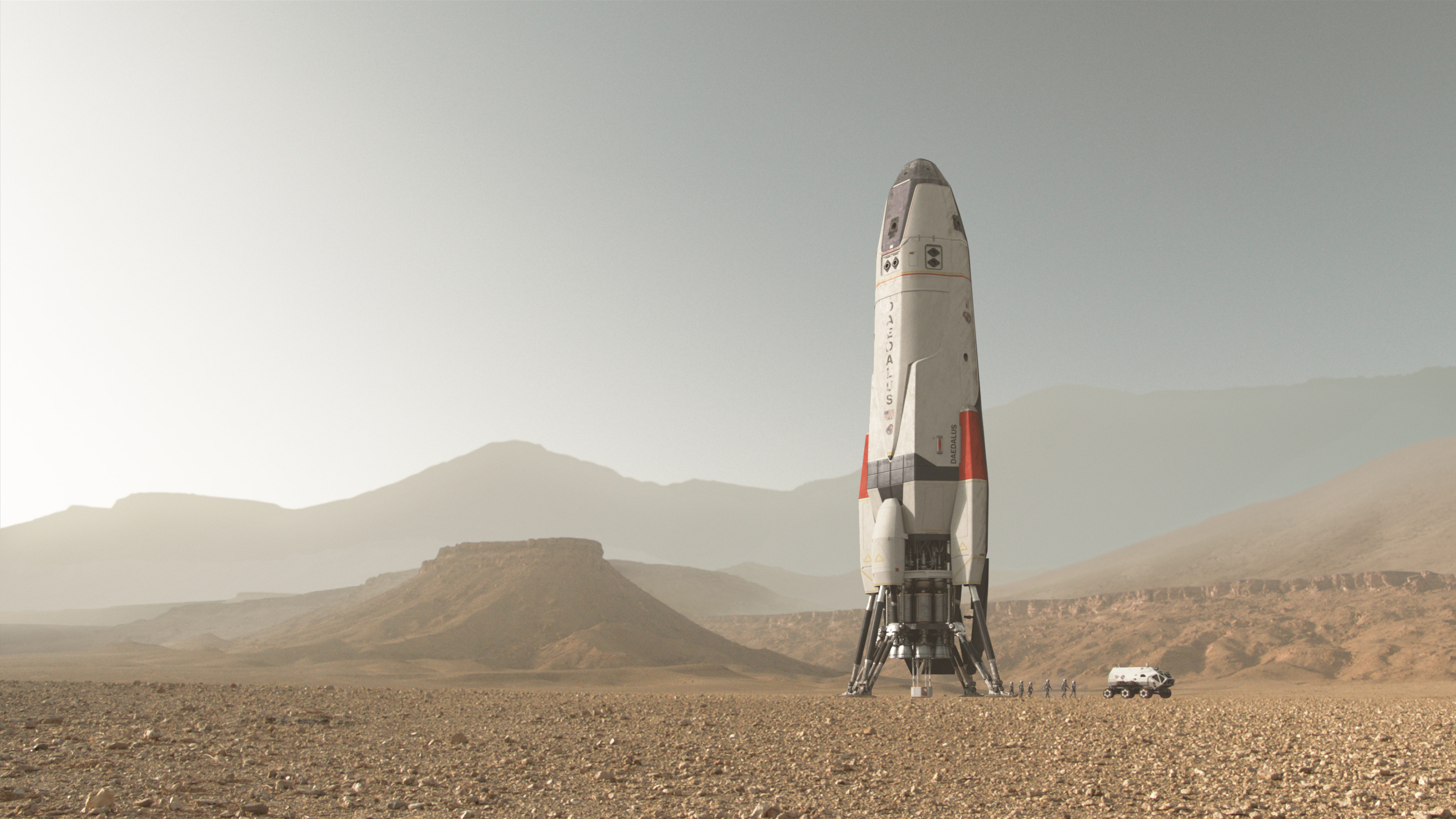 Inside A Rocket To Mars - HD Wallpaper 