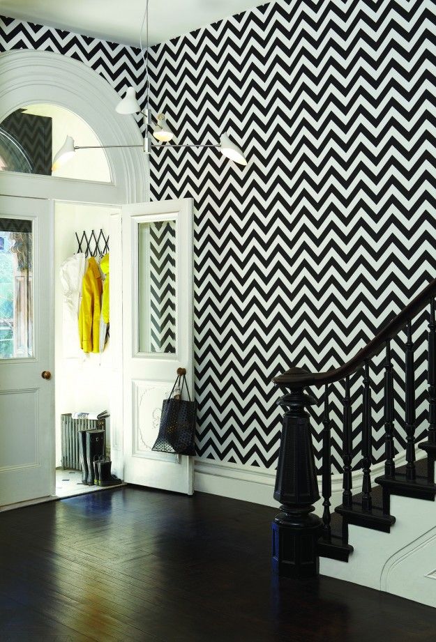 Wallpaper Blackwhite - Pattern Used In Interior Design - HD Wallpaper 
